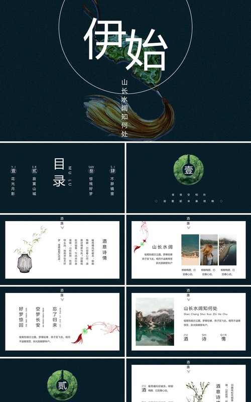 高端典雅企业策划案计划书PPT模板