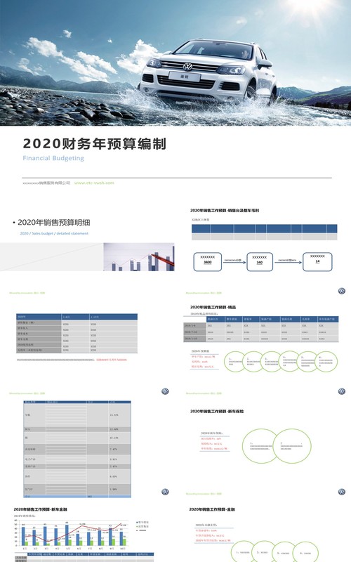 简约企业财务报销流程PPT模板